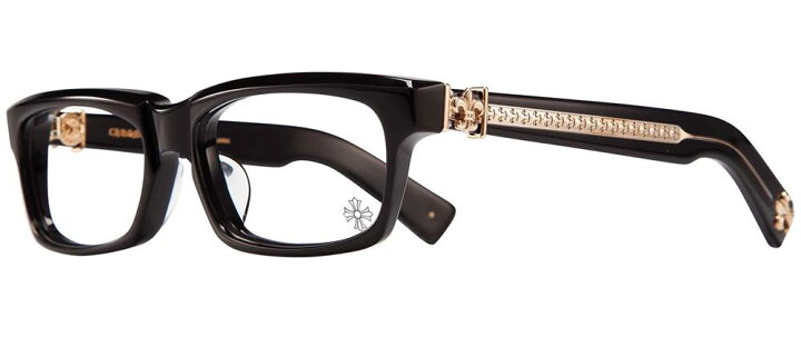 楽天市場】CHROME HEARTS SPLAT-A BLACK-GOLD PLATED 55-17-143 クロム 