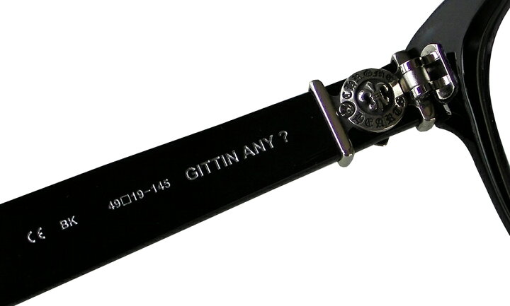 楽天市場】CHROME HEARTS GITTIN ANY? Black (49) 49-19-145 クロム 
