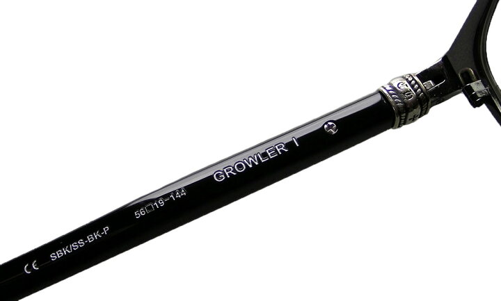 楽天市場】CHROME HEARTS GROWLER I Shiny Black/Shiny Silver-Black  