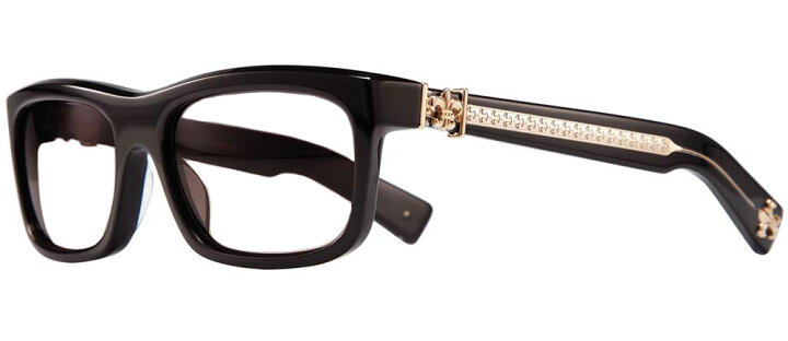 楽天市場】CHROME HEARTS MYDIXADRYLL BLACK GOLD PLATED 55-18-135 
