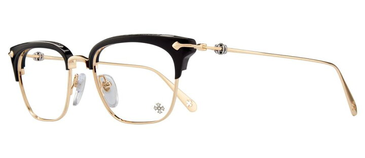 楽天市場】CHROME HEARTS SLUNTRADICTION (52) 52-19-148 Black/Gold 