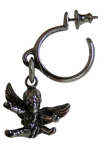 CHROME HEARTS FOTI MAHALIA EARRING W/ DIAMONDS Nn[c@}nA@sAX