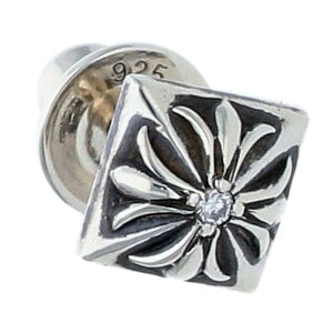 CHROME HEARTS PYRAMID STUD EARRING (SINGLE) DIAMOND �N�����n�[�c�@�s���~�b�h�X�^�b�Y�@�s�A�X �_�C��