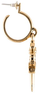 CHROME HEARTS 22K #5 DAGGER HOOP EARRING Nn[c@5_K[t[v@CO@VO isAXj