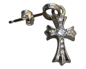 CHROME HEARTS BABY FAT EARRING 18K PAVE DIAMOND Nn[c@xCr[t@bgNX@18KzCgS[h@pF_C@sAX