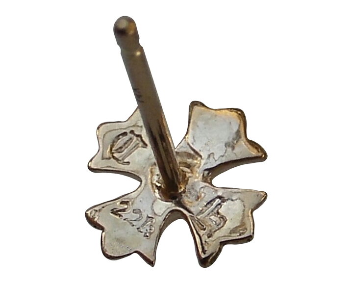 楽天市場】CHROME HEARTS #2 CH PLUS STUD EARRING 22K DIAMOND 