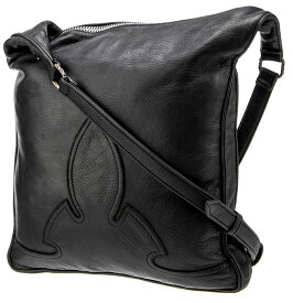 CHROME HEARTS LEATHER MESSENGER BAG クロムハーツ　メッセンジャーバッグ　レザー　ショルダーバッグ【中古】