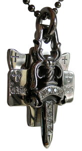 CHROME HEARTS 3 TRINKETS PENDANT PAVE DIAMOND Nn[c@X[gPbc@y_g@_C