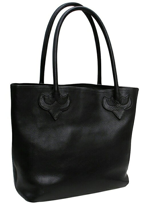 楽天市場】CHROME HEARTS LEATHER TOTE BAG W/LG SILVER CROSS クロム  