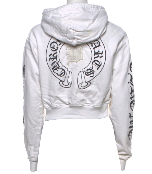 楽天市場】CHROME HEARTS BELLA HADID ZIP HOODIE W/LEATHER PATCHES 