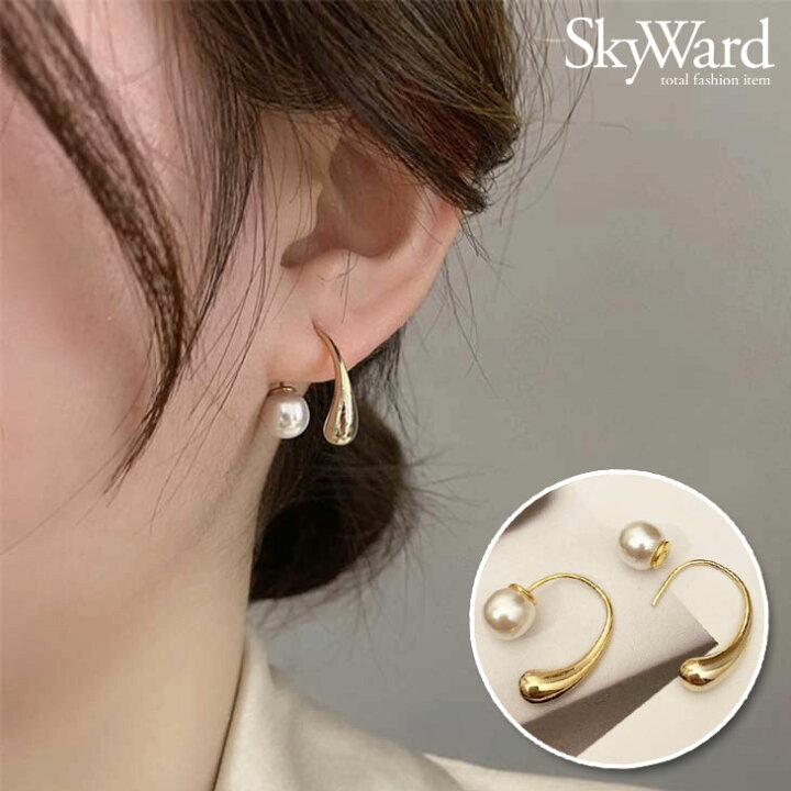 楽天市場】パール フック ピアス アクセサリー ジュエリー 