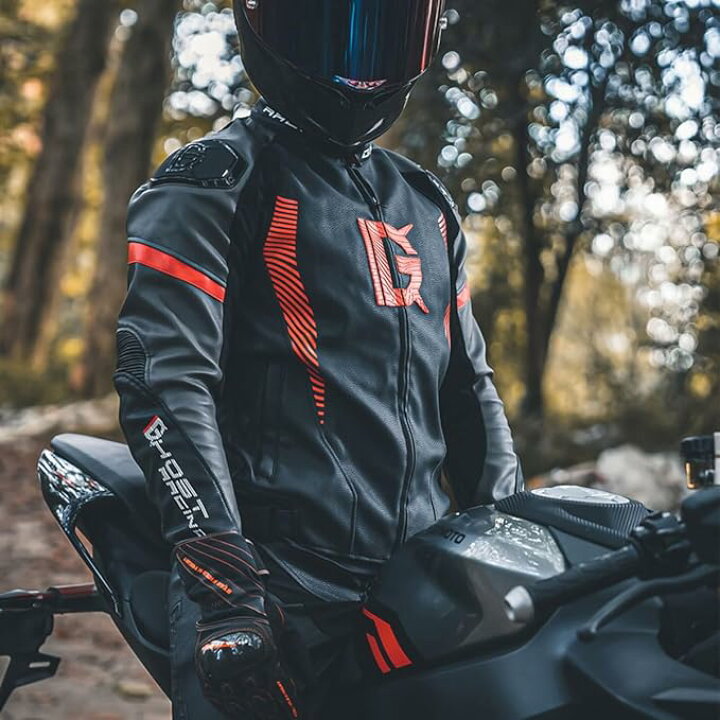楽天市場】バイク用レザージャケット 冬用 革ジャケット 防寒インナー 