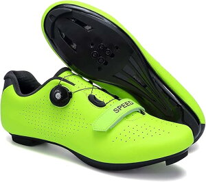 ビンディングシューズ サイクルシューズ ロード シュ−ズ バイク 靴 MTBシューズ 自転車 SPD/SPD-SL両対応 通気性 快速靴紐 ベルクロ 滑りにく 初心者