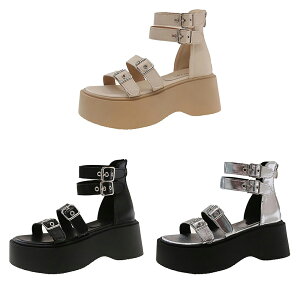 ���[�}�T���_�� �n�C�J�b�g ���f�B�[�X ���� ������� �����₷�� �o�b�N�W�b�v �x���g �y�� ���Ȃ� 6CM�g���A�b�v �T�}�[�u�[�c ���r �A�E�g�h�A ���� �ʋ� 22.5cm-25.0cm