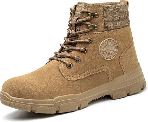 安全ブーツ ハイカット 安全靴 作業靴 メンズ レディース 鋼先芯 耐滑 釘踏み抜き防止 おしゃれ あんぜん靴 つま先保護 工事現場 ワークシューズ セーフティーシューズ 耐摩耗 断熱 23.0cm-28.0