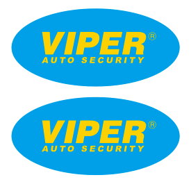 VIPER盗難防止ステッカー　ST121（2枚セット） 盗難防止 犯罪抑止 防犯対策 セキュリティ 車上荒らし対策