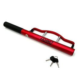 加藤電機 HORNET ツイスト式ハンドルロック LH-7MR ツイストロック 盗難防止 専用キー 防犯ステッカー付 特殊合金 車両盗難対策 ピッキング対策 メーカー保証1年付
