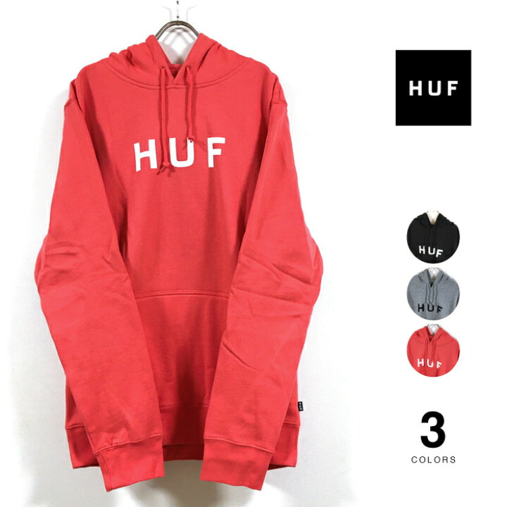 楽天市場 Huf ハフ Essentials Og Logo プルオーバー パーカー 裏起毛 長袖 メンズ 送料無料 パーカ スウェット トレーナー ロングスリーブ ストリート系 ストリート ファッション ブランド カジュアル スケーター スケート スケートボード 黒 ブラック グレー