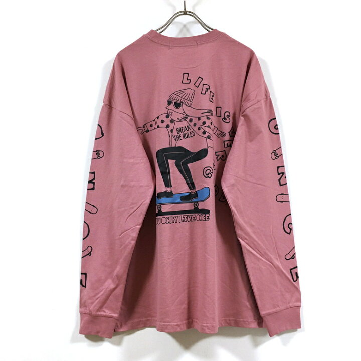 楽天市場 ガール スケーター イラスト 長袖 ビッグtシャツ メンズ 送料無料 コットン ドロップショルダー ビッグシルエット ロンt ストリート系 韓国 ファッション オーバーサイズ カジュアル 白 黒 ベージュ ピンク M L Slab 楽天市場 ガール スケーター イラスト 長袖 ビッグtシャツ メンズ 送料無料 コットン ドロップショルダー ビッグシルエット ロンt ストリート系 韓国 ファッション オーバーサイズ カジュアル 白 黒 ベージュ ピンク M L Slab