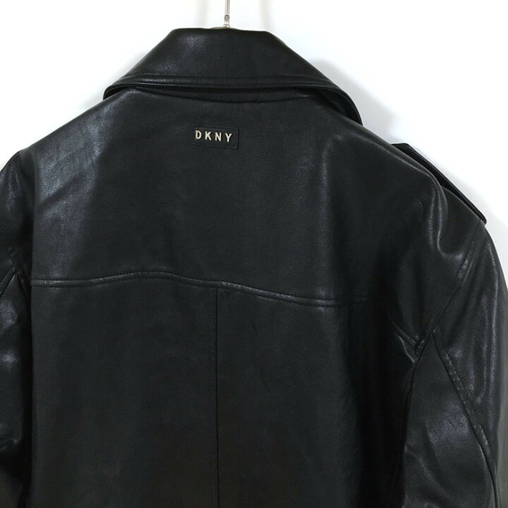 楽天市場】DKNY ダナ キャラン ニューヨーク フェイクレザー ダブル  