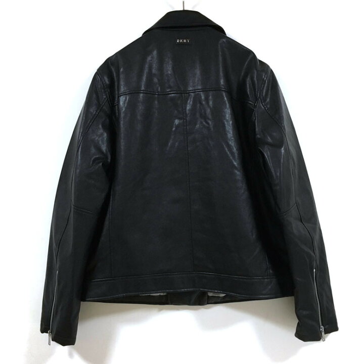 楽天市場】DKNY ダナ キャラン ニューヨーク フェイクレザー ダブル  