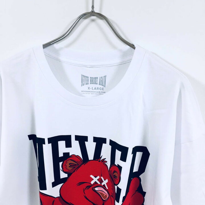 楽天市場 Never Broke Again 半袖 Tシャツ メンズ 送料無料 Youngboy Nba ヤングボーイ ネヴァー ブローク アゲイン Ss Tshirt ショートスリーブ ストリート系 ファッション ブランド カジュアル Us ラッパー Hip Hop ヒップホップ 白 ホワイト M L Xl