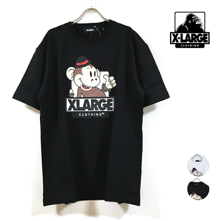 楽天市場 Xlarge エクストララージ Keith 半袖 Tシャツ メンズ 送料無料 X Large イラスト ロゴ プリント Tshirt トップス ストリート系 ブランド ワーク ヒップホップ Hip Hop ファッション スケートボード スケーター 白 White 黒 Black Slab