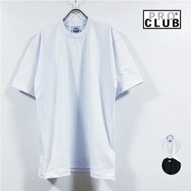 PRO CLUB プロクラブ へビーウェイト 半袖 Tシャツ 無地 101 メンズ 【 送料無料 】 proclub 6.5オンス へヴィーウエイト Short Sleeve Tee トップス アメカジ ストリート系 ヒップホップ スケーター ファッション 白 ホワイト white 黒 ブラック black M L USサイズ