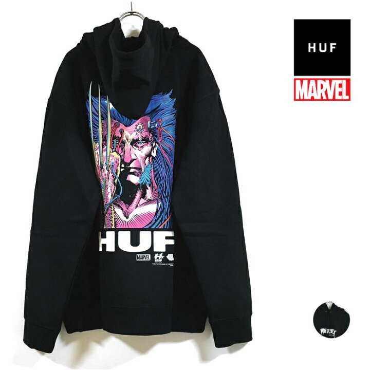 楽天市場】【 アウトレット 】 HUF ハフ × MARVEL マーベル コラボ 