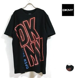 【 アウトレット 】 DKNY ダナ キャラン ニューヨーク ALWAYS OPEN 半袖 Tシャツ DK00GT106 メンズ 【 送料無料 】 Donna Karan New York ダナキャランニューヨーク プリント トップス アメカジ ストリート系 カジュアル ファッション ブランド 黒 ブラック USサイズ