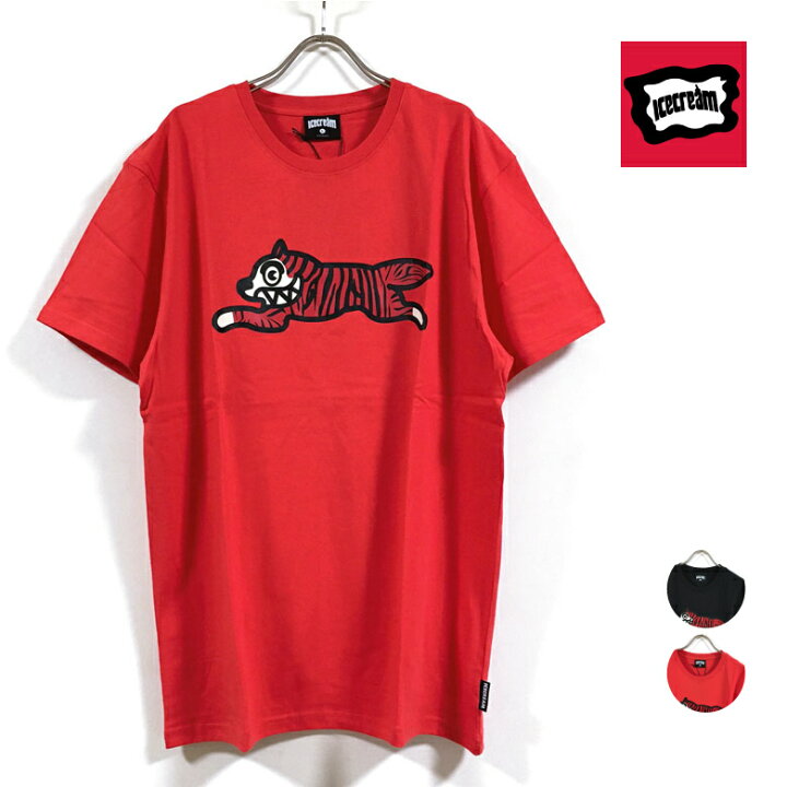 楽天市場】【 アウトレット 】 ICECREAM アイスクリーム TIGER 半袖 T ICECREAM アイスクリームFlag Cotton Graphic Tシャツ