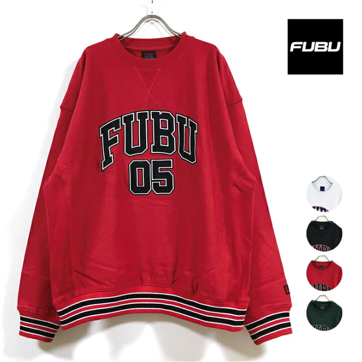 楽天市場】FUBU フブ Logo Sweat Shirt スウェット 長袖 FAU-22701 