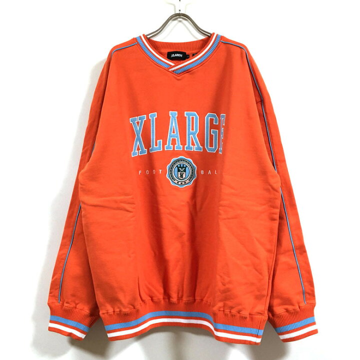 楽天市場】XLARGE エクストララージ PIPING V NECK SWEAT スウェット 