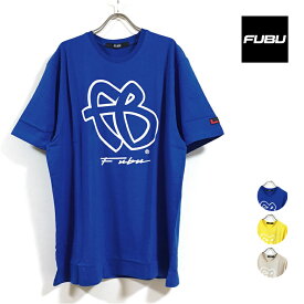 FUBU フブ CLASSIC FB LOGO GRAPHIC TEE 半袖 Tシャツ F12TE01 メンズ 【 送料無料 】 クラシック ロゴ プリント トップス ストリート系 ヒップホップ インポート ファッション ブルー イエロー ベージュ M L XL USサイズ