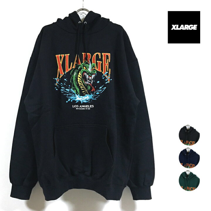 楽天市場】XLARGE エクストララージ DRAGON PULLOVER HOODED SWEAT 