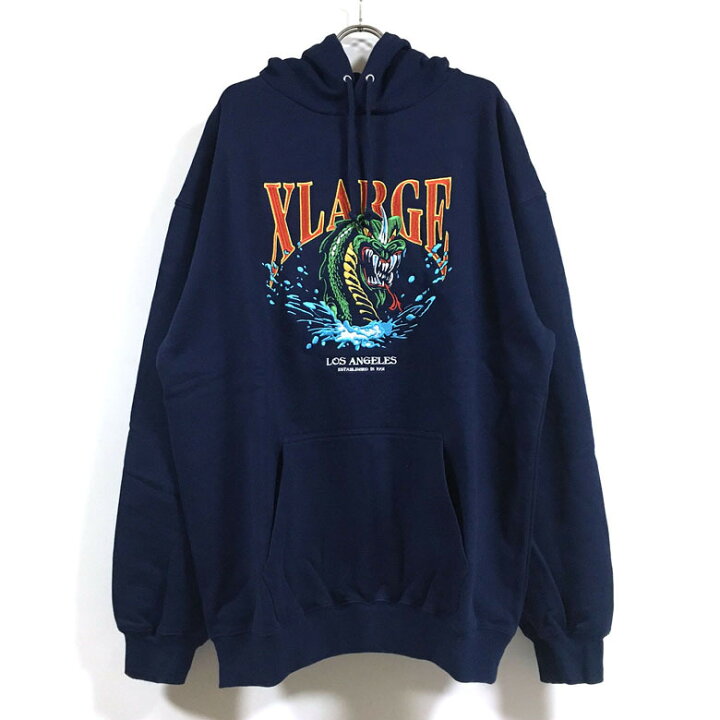 楽天市場】XLARGE エクストララージ DRAGON PULLOVER HOODED SWEAT  