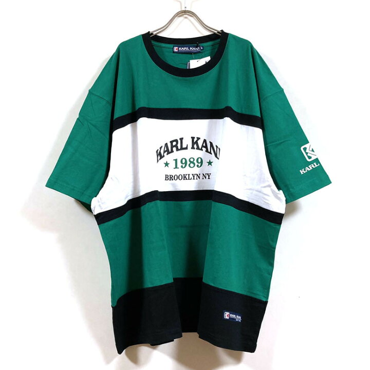楽天市場】キングサイズ KARL KANI カールカナイ 天竺切替 半袖 T 