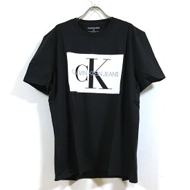 Calvin Klein Jeans カルバンクライン ジーンズ reissue logo crewneck 半袖 Tシャツ 41BK7480 メンズ 【 送料無料 】 ロゴ プリント クルーネック トップス アメカジ ストリート系 ファッション インポート アパレル 黒 ブラック S M L USサイズ