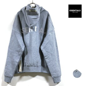 FOG ESSENTIALS エフオージー エッセンシャルズ 3M LOGO PULLOVER HOODIE パーカー 長袖 裏起毛メンズ 【 送料無料 】 フーディ バックプリント ビッグシルエット プルオーバー スウェット トレーナー ラグジュアリー ハイストリート ファッション グレー M L XL サイズ