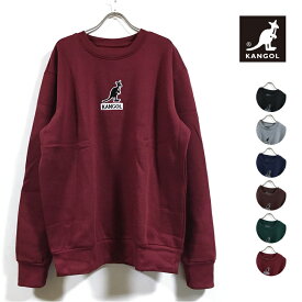 KANGOL カンゴール CLASSIC LOGO EMBROIDERY COLLECTION CREWNECK スウェット 裏起毛 K96215 メンズ 【 送料無料 】 クルーネック ロゴ 刺繍 トップス ストリート系 インポート ファッション M L XL 2XL USサイズ