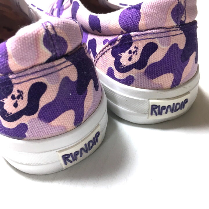 楽天市場】RIP N DIP リップンディップ Purple Camo Slip On Shoes 