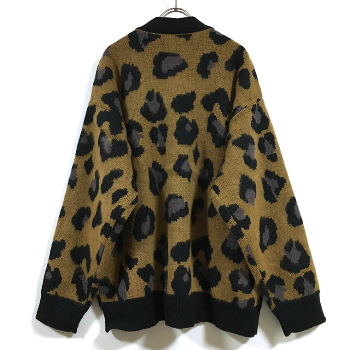 楽天市場】レオパード柄 ビッグシルエット カーディガン 長袖 起毛  