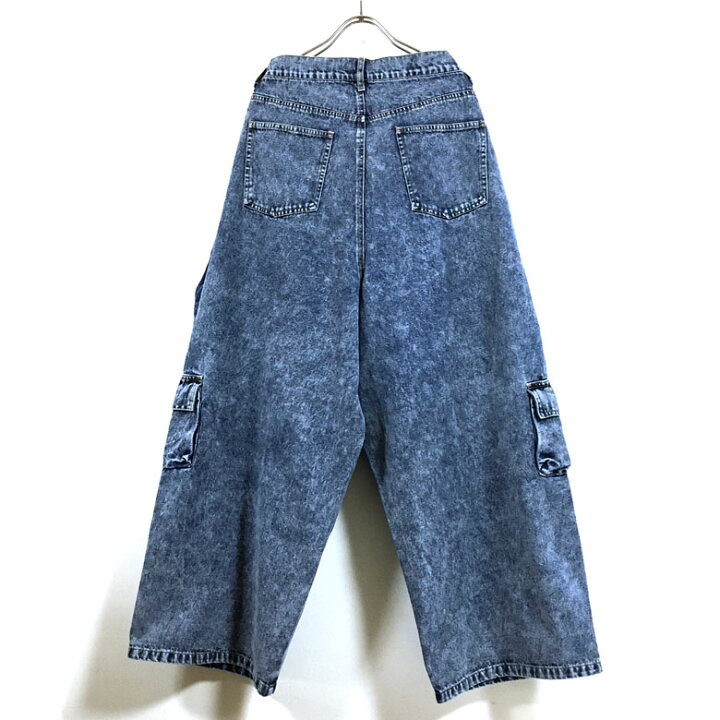 楽天市場】デニム カーゴ ワイド テクノ パンツ 325707 メンズ 【 送料 