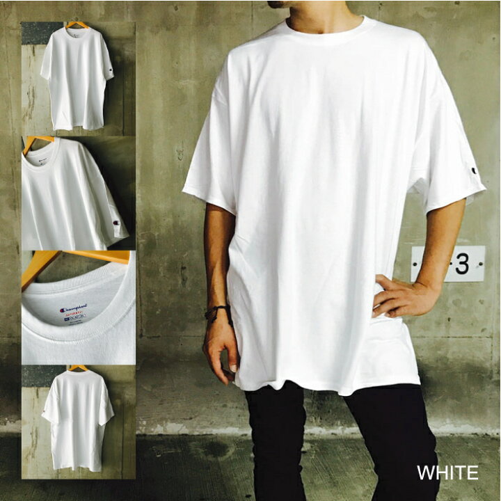 ビッグシルエット□オーバーサイズ Tシャツ ワッペン 7分袖□ホワイト 