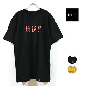 HUF ハフ VARDANT Tシャツ 半袖 メンズ 【 送料無料 】 hufworldwide プリント ストリート系 半袖Tシャツ ストリート カジュアル ファッション ブランド スケーター スケートボード メンズtシャツ 白 ホワイト ベージュ イエロー