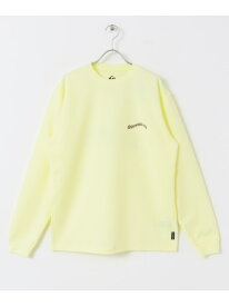 【SALE／20%OFF】『UVカット』QUIKSILVER WAVE LOGO LONG-SLEEVE Sonny Label サニーレーベル トップス カットソー・Tシャツ ホワイト イエロー ブラック【RBA_E】【送料無料】[Rakuten Fashion]