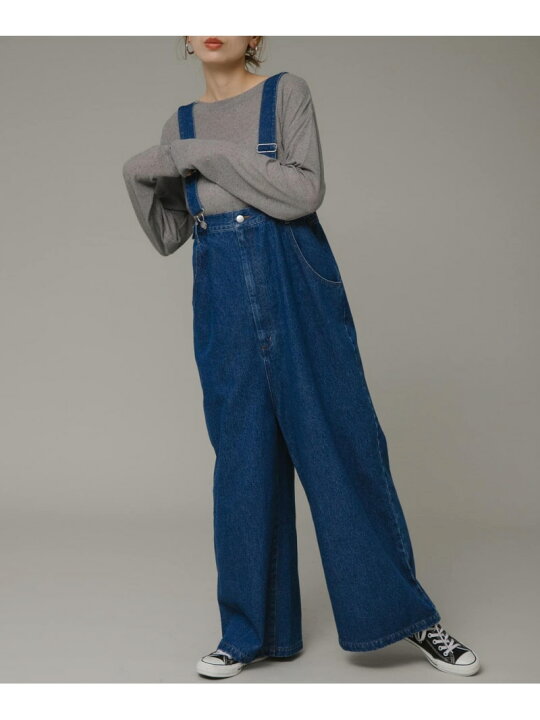楽天市場】【SALE／20%OFF】ハイウエストルーズサロペット Sonny Label 