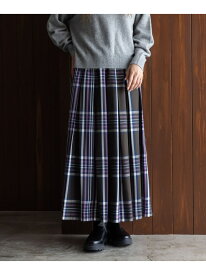 タックチェックイージースカート Sonny Label サニーレーベル スカート その他のスカート ブラウン ブラック イエロー【送料無料】[Rakuten Fashion]