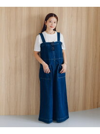 NaokoTakayamaデニムオーバーオール Sonny Label サニーレーベル オールインワン・オーバーオール オーバーオール・サロペット ブラック ブルー【送料無料】[Rakuten Fashion]