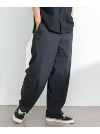 【SALE／50%OFF】リネンタッチポリエステルイージーパンツ Sonny Label サニーレーベル パンツ その他のパンツ グレー ブラック【RBA_E】[Rakuten Fashion]